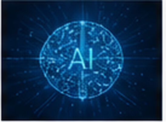 AI network technology graphic